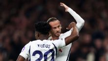 Maddison scores in 'dream' return as Spurs get 1st EPL win of season