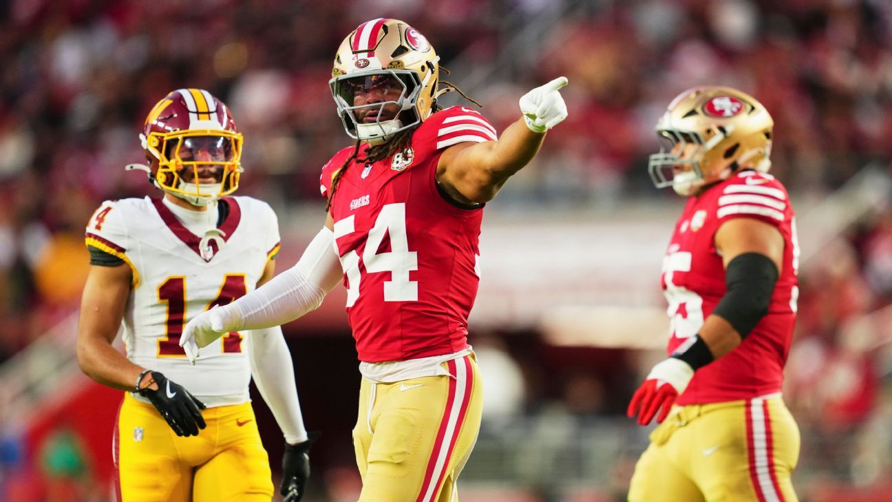 49ers alargan su invicto con victoria ante Commanders en MNF