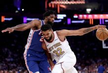 Sixers' Joel Embiid has 3 blocks in win over Knicks, eyes All-Defensive season