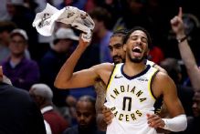 Tyrese Haliburton leads Pacers' opening-night win in emotional return from injury