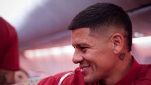 El partido de Marcos Rojo para Estudiantes ante Flamengo en el Maracaná