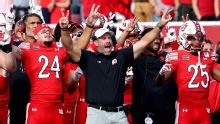 Utah Utes first-year coach Morgan Scalley leading with love