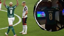 Deyverson posta foto com camisa de Andreas do Palmeiras e dispara: 'Flamengo era muito favorito, mas futebol se joga dentro das quatro linhas'