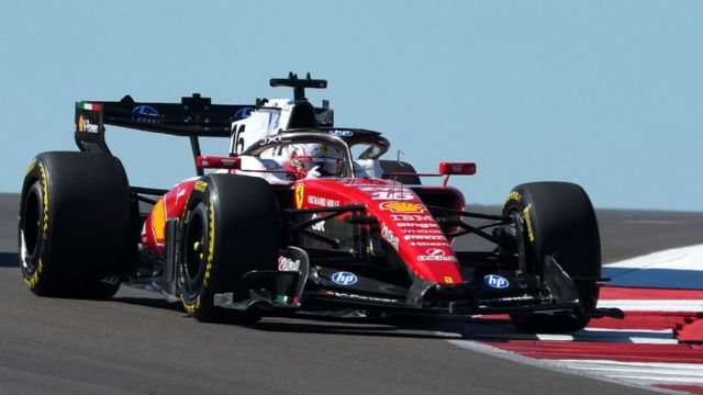 Charles Leclerc quickest in first practice at United States Grand Prix