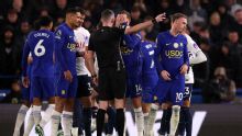 Cole Palmer sent off as Tottenham win at Chelsea