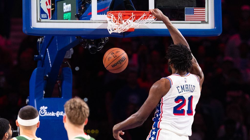 Embiid posts triple-double as LeBron-less Sixers stay unbeaten