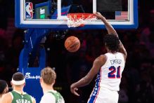 Embiid posts triple-double as LeBron-less Sixers stay unbeaten