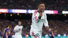 Kylian Mbappé scores 100th goal for Real Madrid in dramatic Clásico win
