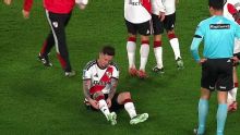 River vs. Racing: Aníbal Moreno sufrió una lesión previo al Superclásico