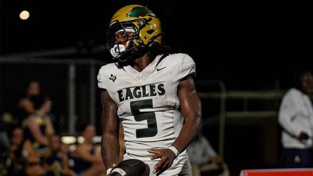 Texas Tech commit SaRod Baker is DeSoto High School's all-time leading rusher, but also a threat in the passing game.