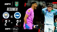 VIDEO: resumen de Manchester City vs. Brighton por la cuarta ronda de la Copa de la Liga