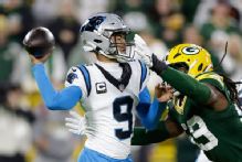 Panthers' Bryce Young says injured knee 'fine' after taking 6 sacks vs. Packers