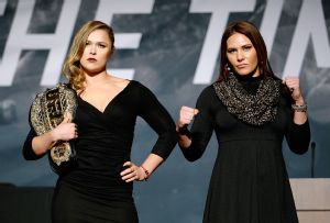Ronda Rousey and Cat Zingano