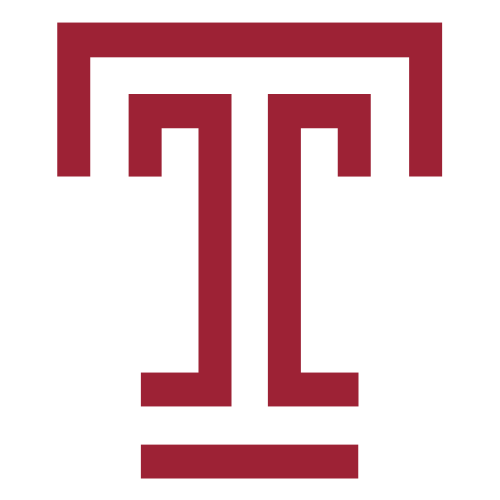 NCAA Temple Owls Badge Holder
