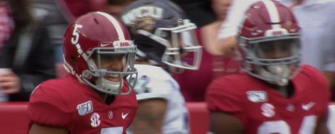 Tua's brother throws a TD