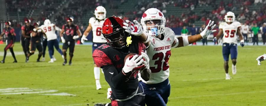 Tyrell Shavers hauls in 19-yard touchdown for San Diego State