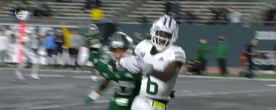 Isiah Cox makes the grab for 33-yard receiving TD