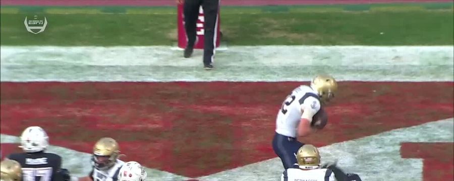 Isaac Ruoss runs in his second TD vs. Temple
