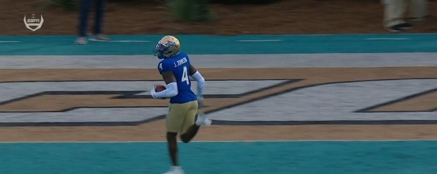 Davis Brin finds Josh Johnson for the 23-yard TD