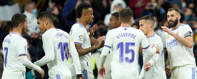 Real Madrid's big 2nd half leads them to 3-0 win