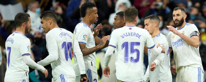 Real Madrid's big 2nd half leads them to 3-0 win