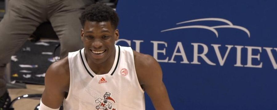 Anthony Walker gets so high on this jam, his head almost hits the rim