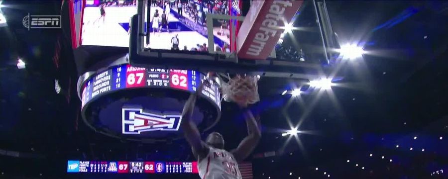 This dunk from Christian Koloko was too nice