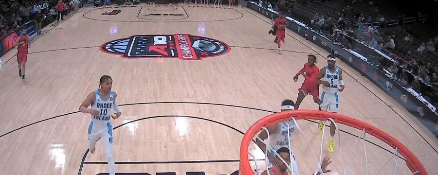 Amir Spears gets the tricky basket plus the foul