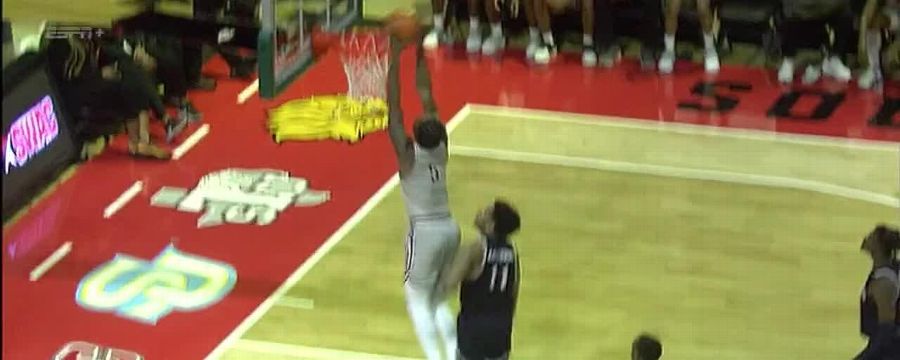 Texas Southern takes the lead on Joirdon Karl Nicholas' dunk