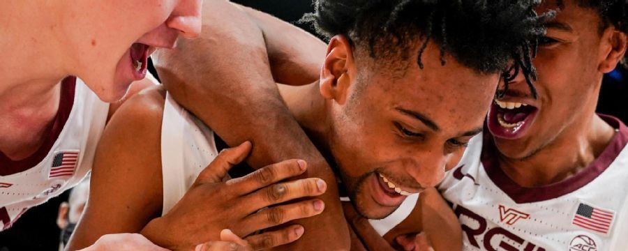 VA Tech prevails on Darius Maddox's 3-pointer at the buzzer in OT