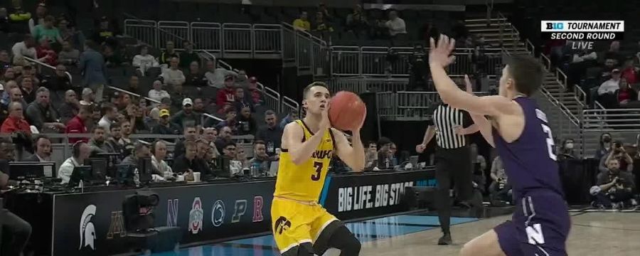 Iowa makes Big Ten tourney history with 15 3-pointers