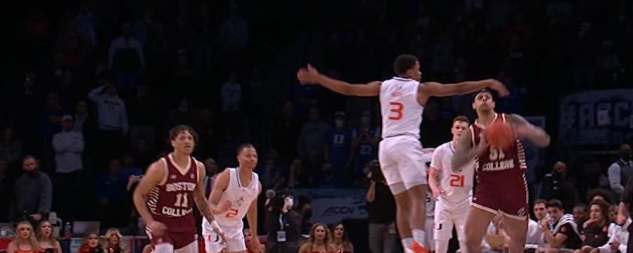 BC just misses incredible half-court buzzer-beater