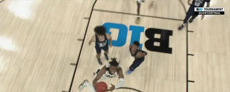 Ivey splits 2 defenders and scores to seal Purdue's win