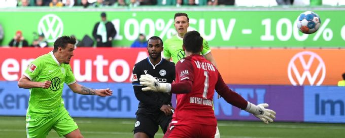Max Kruse's header gives VfL Wolfsburg 4-goal lead