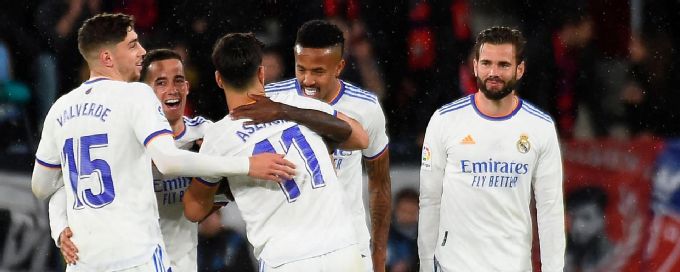 Real Madrid inches closer to title with win vs. Osasuna