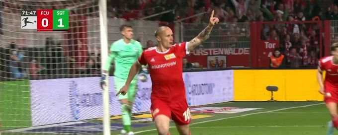 Sven Michel strikes for Union Berlin to level out score