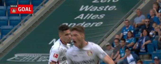 Leverkusen 4-2 win over Hoffenheim