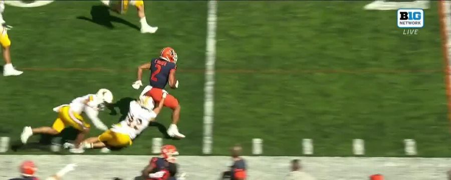 Chase Brown breaks off 38-yard carry