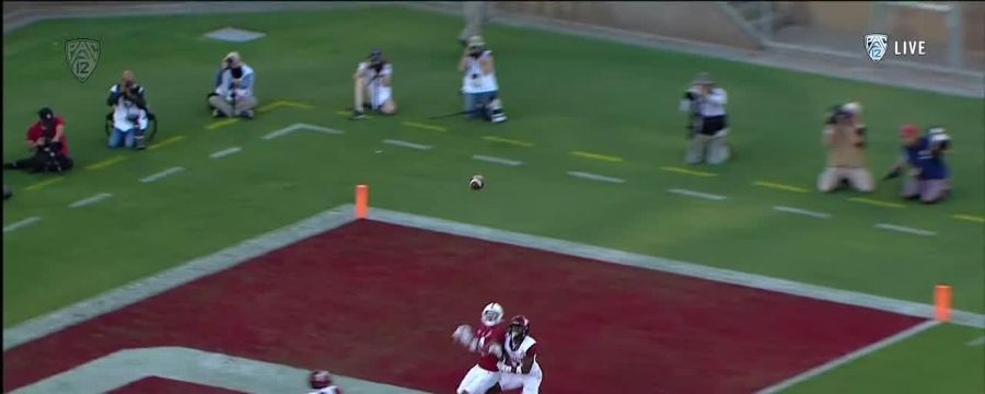 Tanner Mckee throws 13-yard TD vs. Colgate Raiders