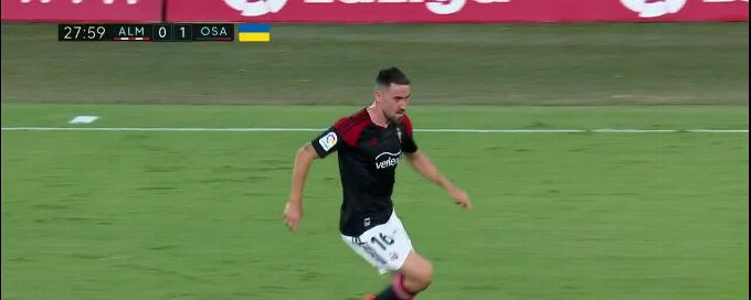 Ezequiel Ávila goal 28th minute Almería 0-1 Osasuna