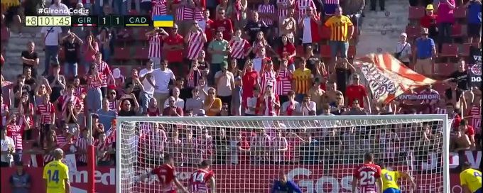 Girona scores 102nd minute equalizer to rescue draw with Cadiz