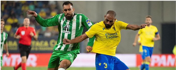 Real Betis, Cadiz play to a 0-0 draw