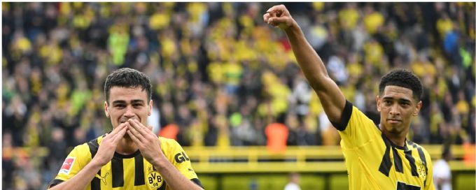 Bellingham shines, Reyna scores in Dortmund's 5-0 thrashing of Stuttgart