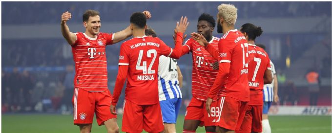 Bayern holds off Hertha Berlin with 3-2 win