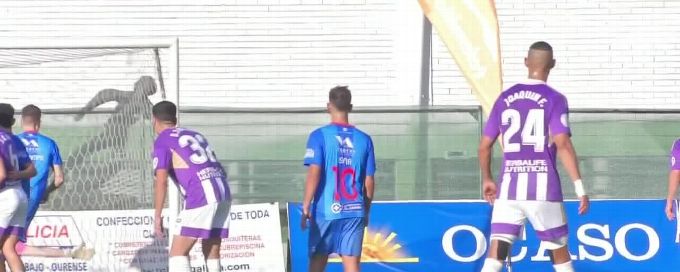 Sergio León goal 38:55 Barbadás 0-2 Real Valladolid