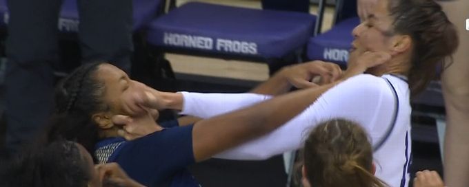 Eight ejected after punches thrown between George Washington, TCU