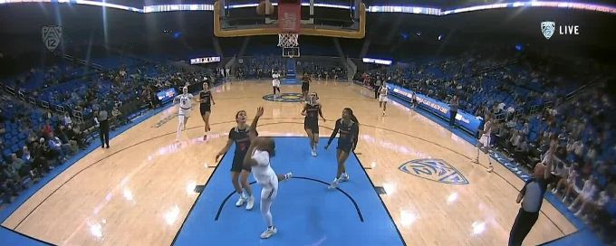 Londynn Jones gets the hoop and the harm