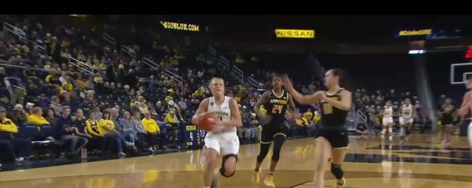 Maddie Nolan makes a great defensive play for the steal