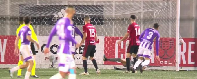 Sergio León goal 80:04 Arenas Club 1-5 Real Valladolid