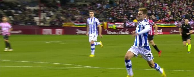 Robert Navarro's goal gives Sociedad an early lead